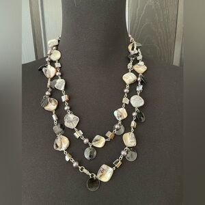 Black and Silver Women's Necklace